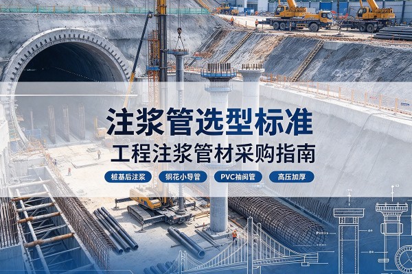 滨城注浆管选型标准