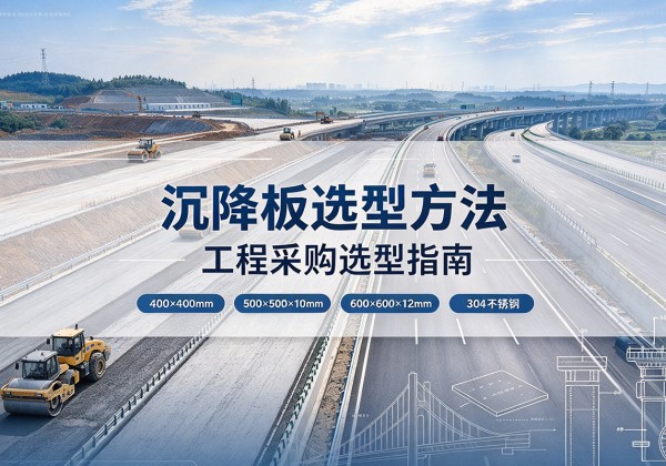 滨城沉降板选择方法